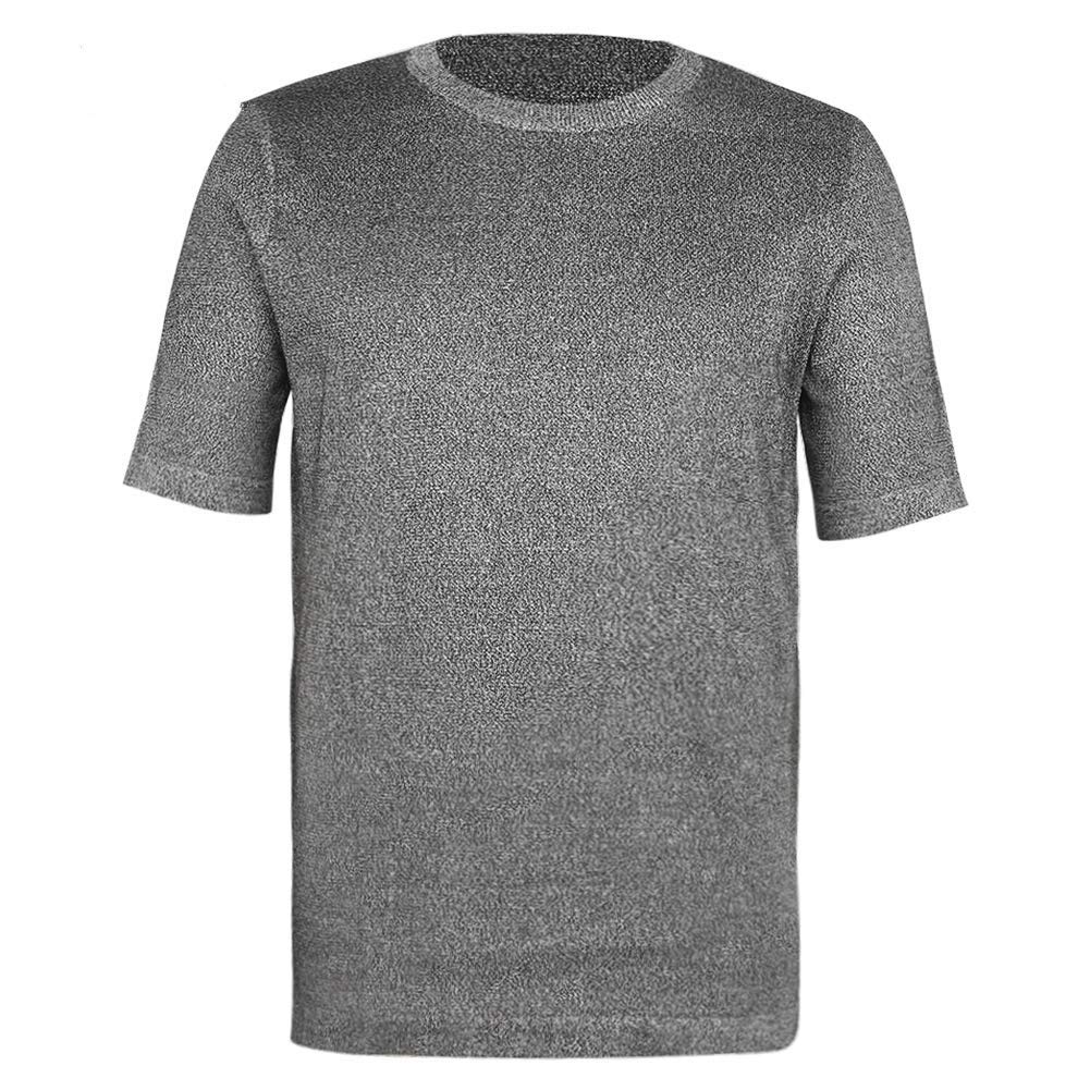 Sonew Stichfeste Kleidung, Langarmhemd, Rundhalsausschnitt Langarm, schnittfeste Anti Slash Kleidung Schutzausrüstung der Stufe 5 für Sicherheitsarbeiten(XXL)