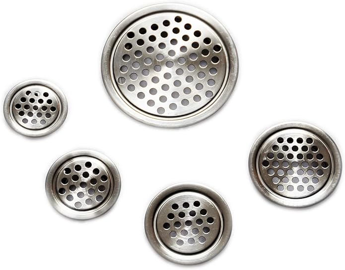 6 x 53 mm en acier inoxydable plat Grille de ventilation grille d