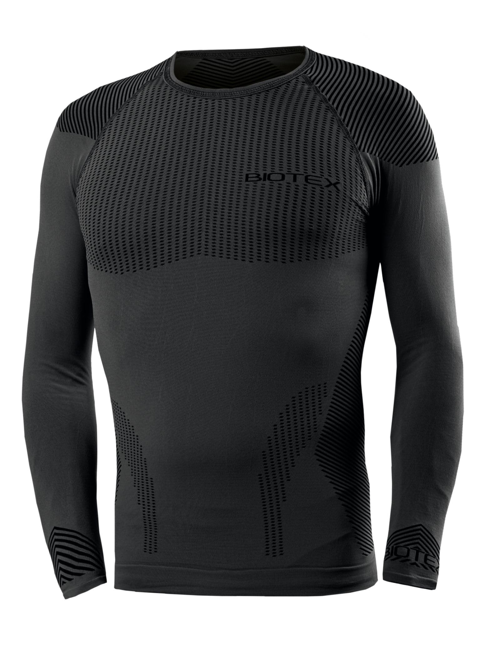 BIOTEX Manica Lunga 3D per Sport Outdoor, Intimo Tecnico Sportivo, Traspirante e Senza Cuciture