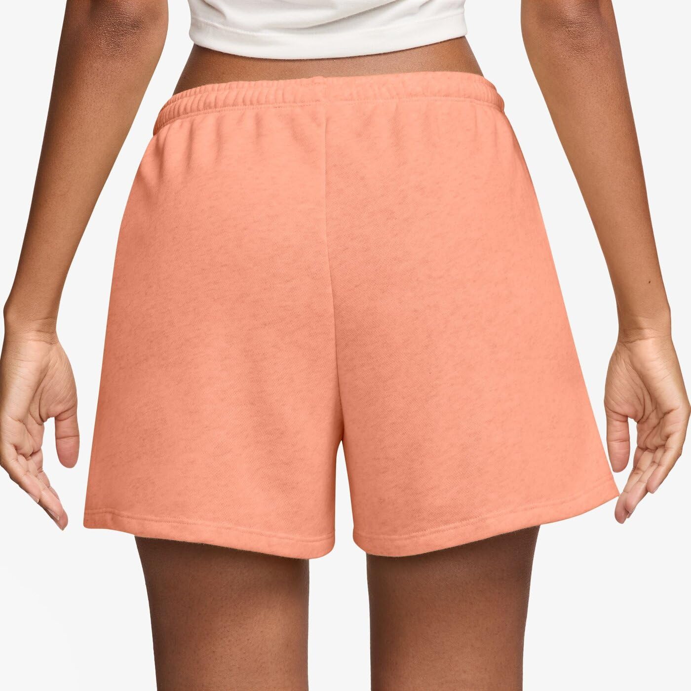 Nike Sportswear Chill Terry Women's Mid-Rise 4" French Shorts (Apricot Agate/Heather/Sail)