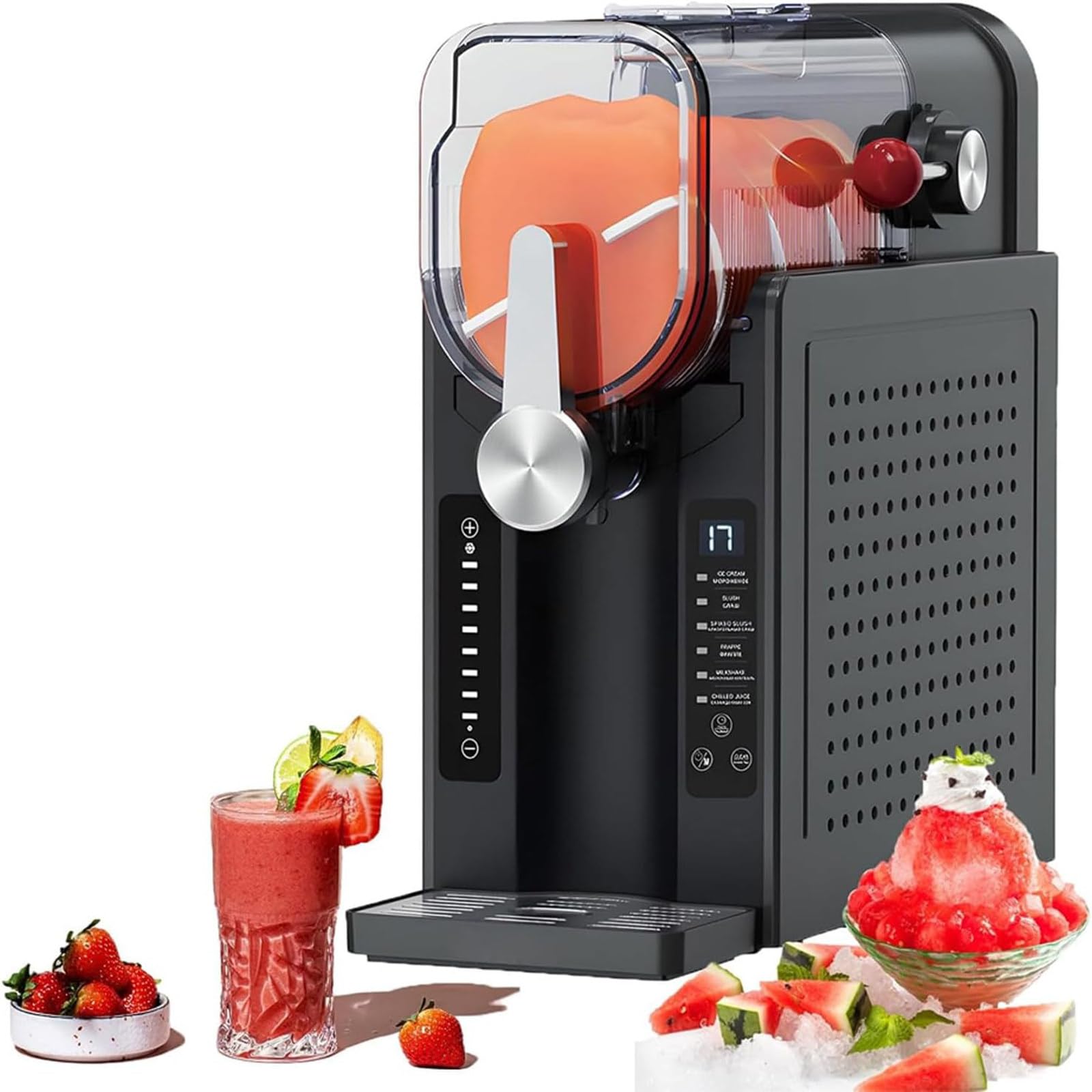 Granita per La Casa - Granita Senza Ghiaccio con Pulizia Automatica, Prenotazione One-Touch e 6 Programmi Preimpostati, Macchina per Granite per Margarita, Milkshake, Frappé, Slush e Altro