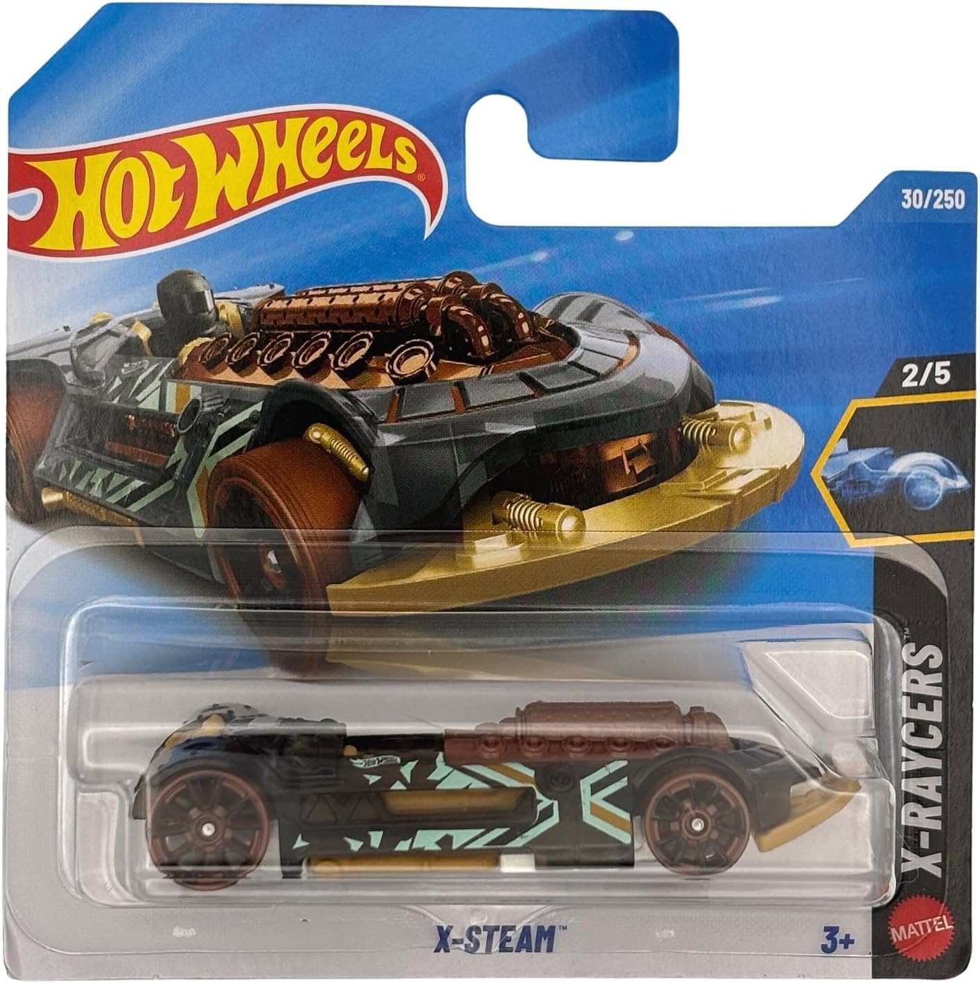 Hot Wheels - X-Steam - X-Raycers 2/5 - Short Card - JJK76 - Mattel