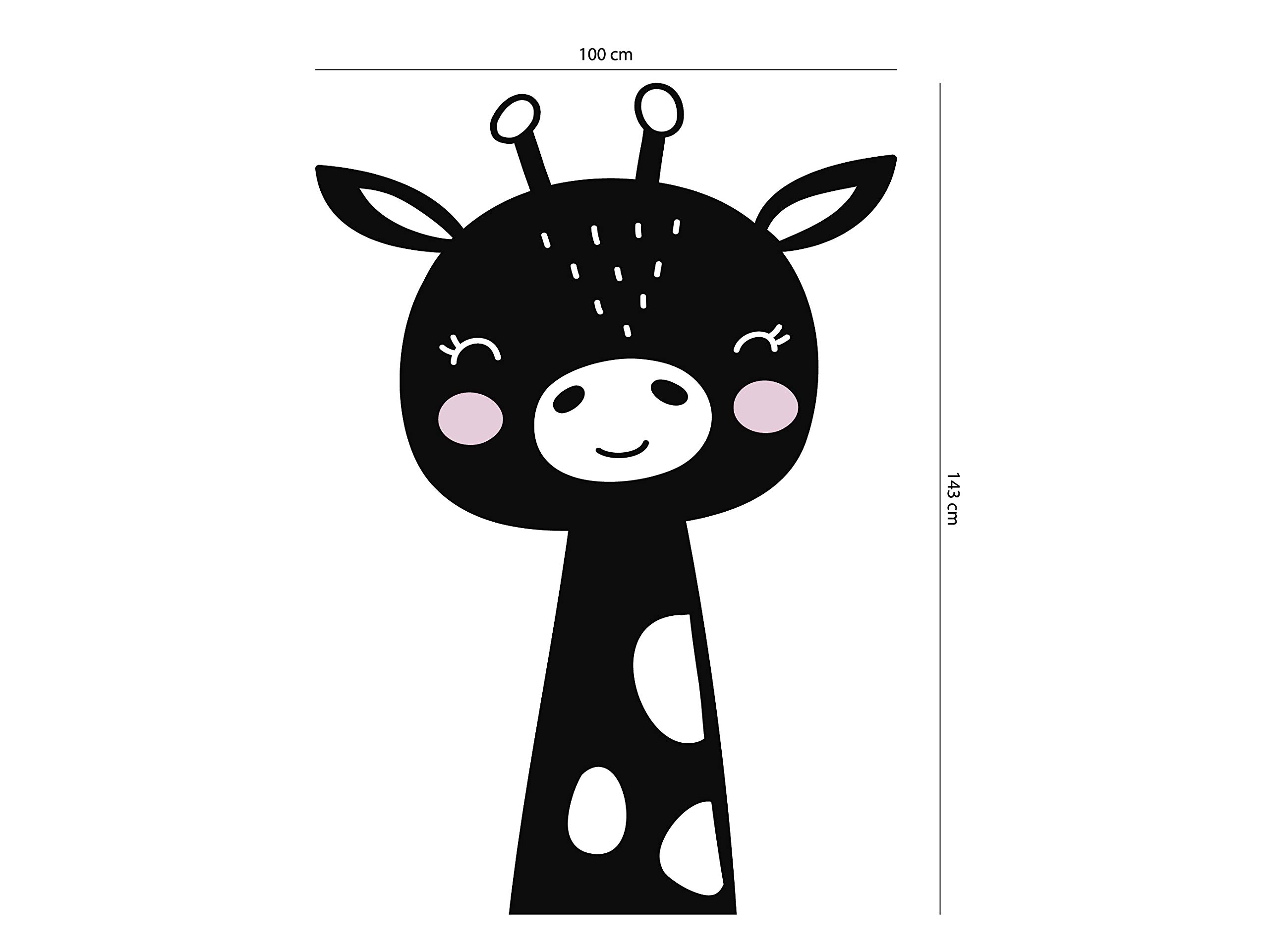 Oedim Cabecero Infantil Cama PVC Animales Jirafa 100x143cm | Cabecero Ligero, Elegante, Resistente y Económico