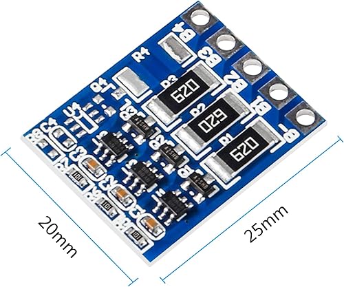 Miniatura 2 de Alinan 6 unids 3S 21 V 4.2 V Li-ion Balancer Junta 18650 Li-ion Balncing Carga Completa Batería Balance Función de Protección Junta