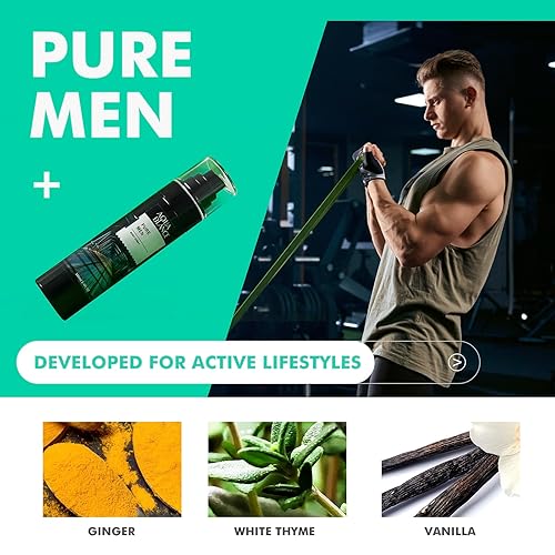 Miniatura 2 de Spray corporal desodorante para hombres, spray refrescante corporal para hombre, niebla de fragancia, paquete de 3, cada uno de 3.4 onzas líquidas,