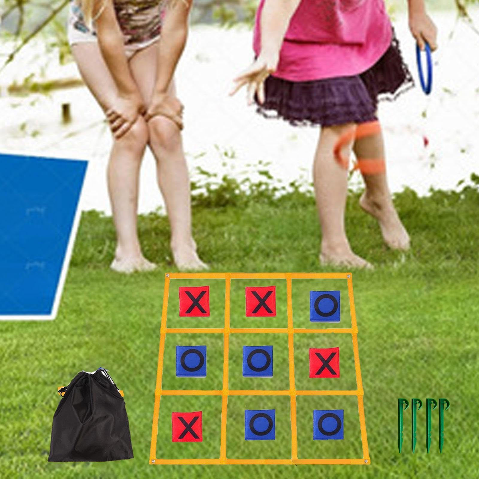 Tic Toe Game Famiglia attività di Lancio All'aperto 120CMX120cm per Adulti E Bambini