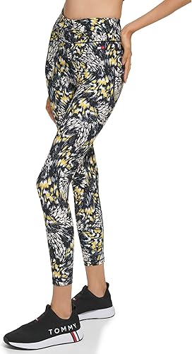 Miniatura 2 de Tommy Hilfiger Legging de longitud completa con estampado de guepardo de talle alto para mujer