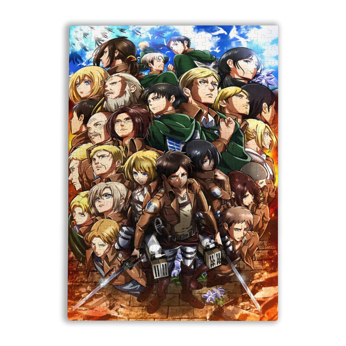 アニメキャラクター ジグソーパズル 木製フレーム付き Amazon.co.jp: 進撃の巨人 ジグソーパズル 1000ピース 木製パズル