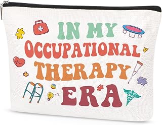 Occupational Therapy Gifts Makeup Bag, OT Gifts for Speech Therapist, OT Appreciation Gifts for Women Female Thank You Graduation Birthday Employee Coworker Retirement
