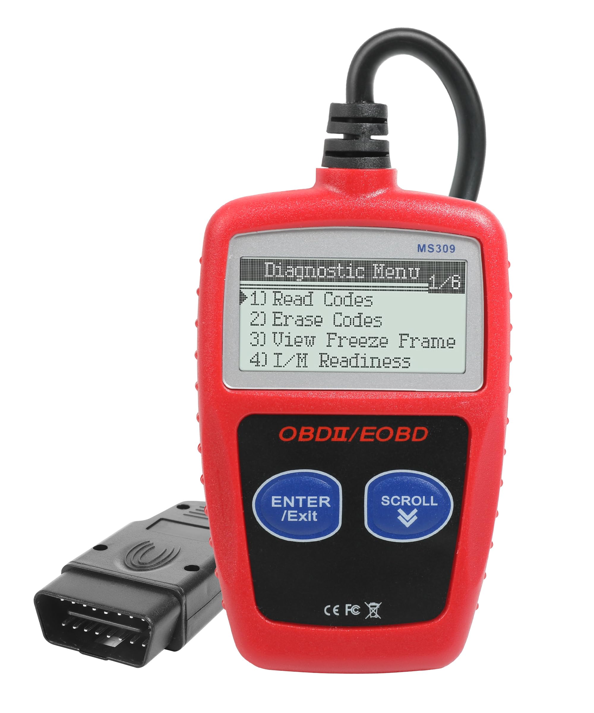 RACOONA MS309 OBD2 Scanner,Car Check Engine Code Reader,Car Accessories Auto Scanner,Car Accessories Automotive Check Engine Code Reader,CAN Diagnostic Scan Tool for OBDII Protocol Vehicles