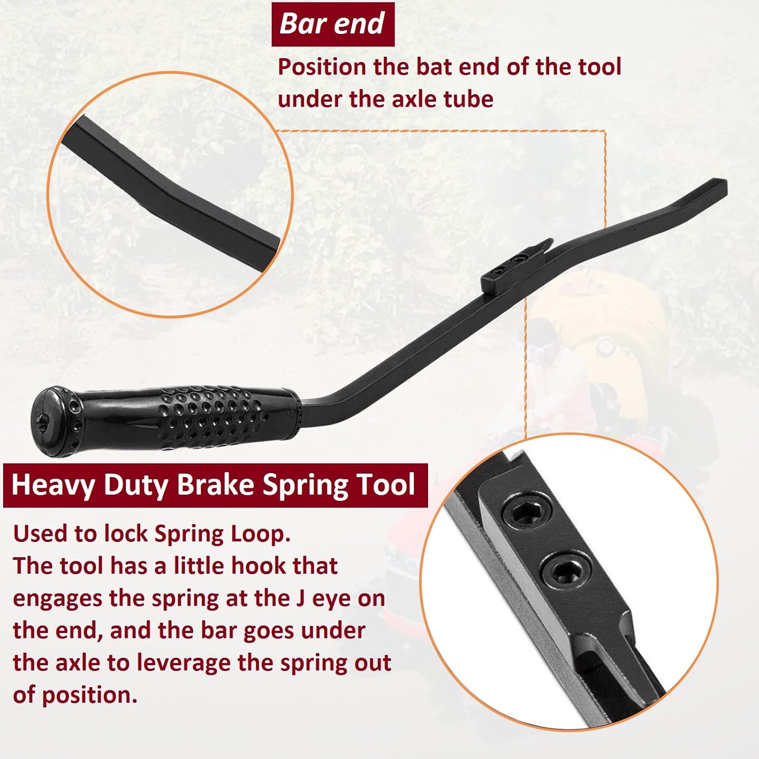 5081 S-Cam Air Semi Spring Brake Tools Snap-on Installer Tool for Heavy Duty Tractors and Trailers