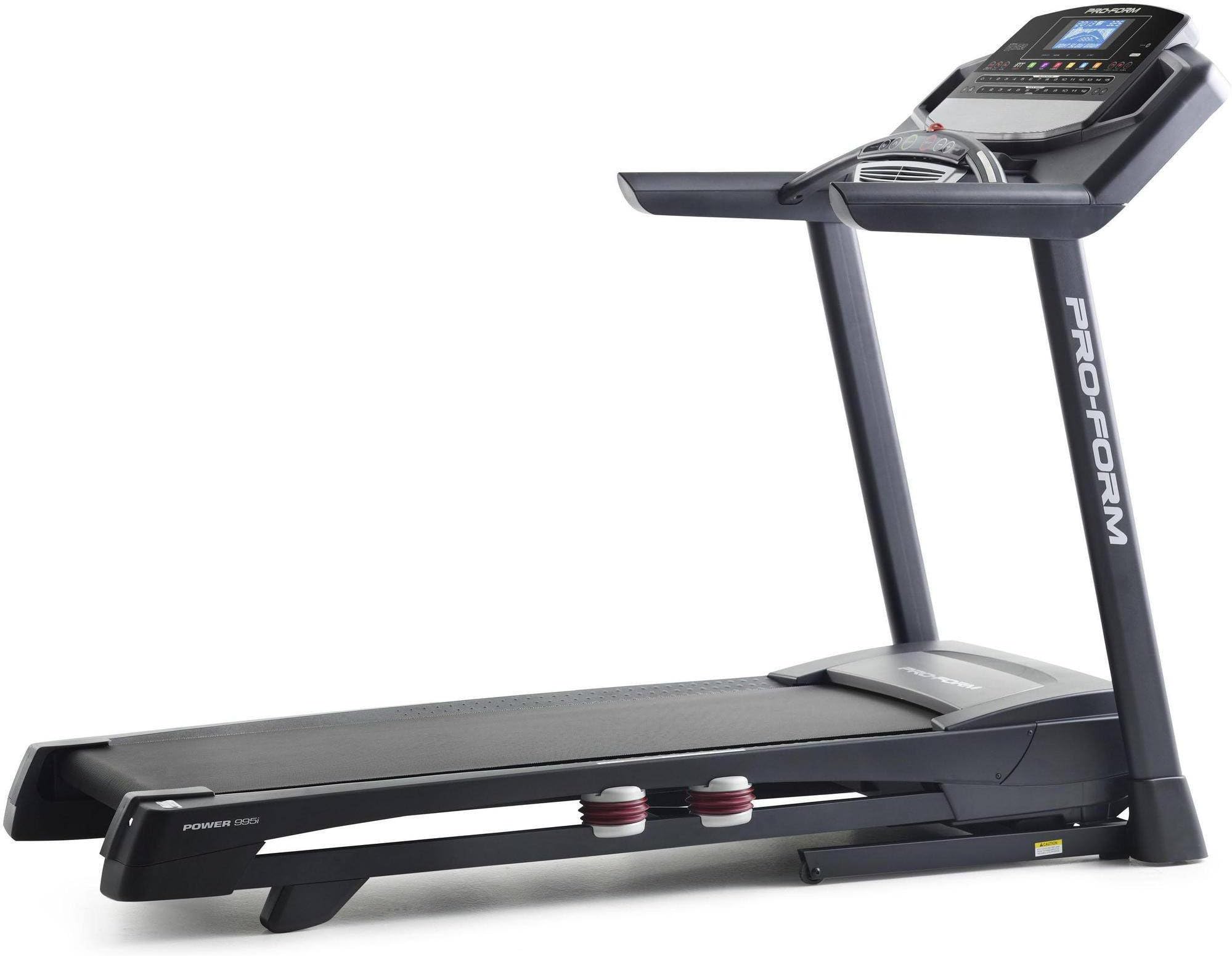 PROFORM Sport's Power 995i Treadmill, Grey Silver Black red, adults