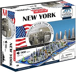 4D New York City Skyline Time Puzzle