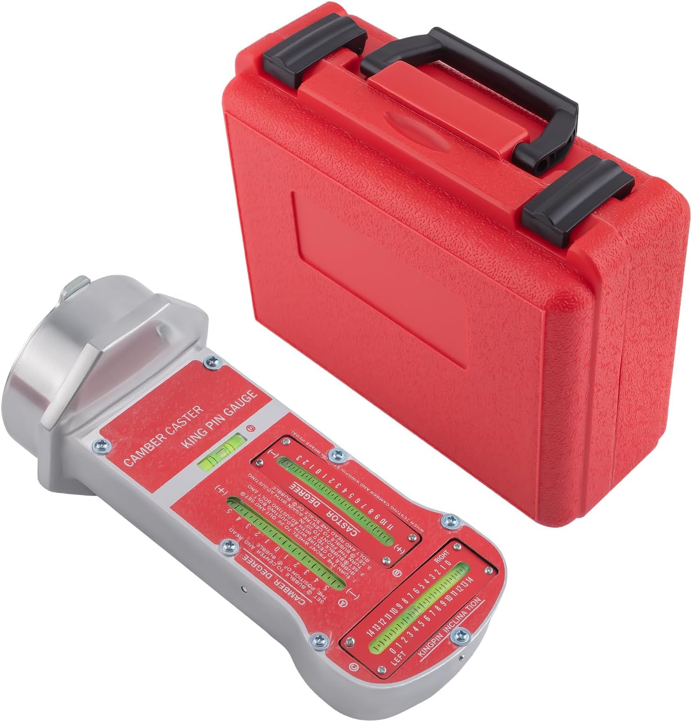 maXpeedingrods Magnetic Camber Caster Kingpin Alignment Gauge Tool, Wheel Alignment Tool Kit, for Accurate Steering Adjustment