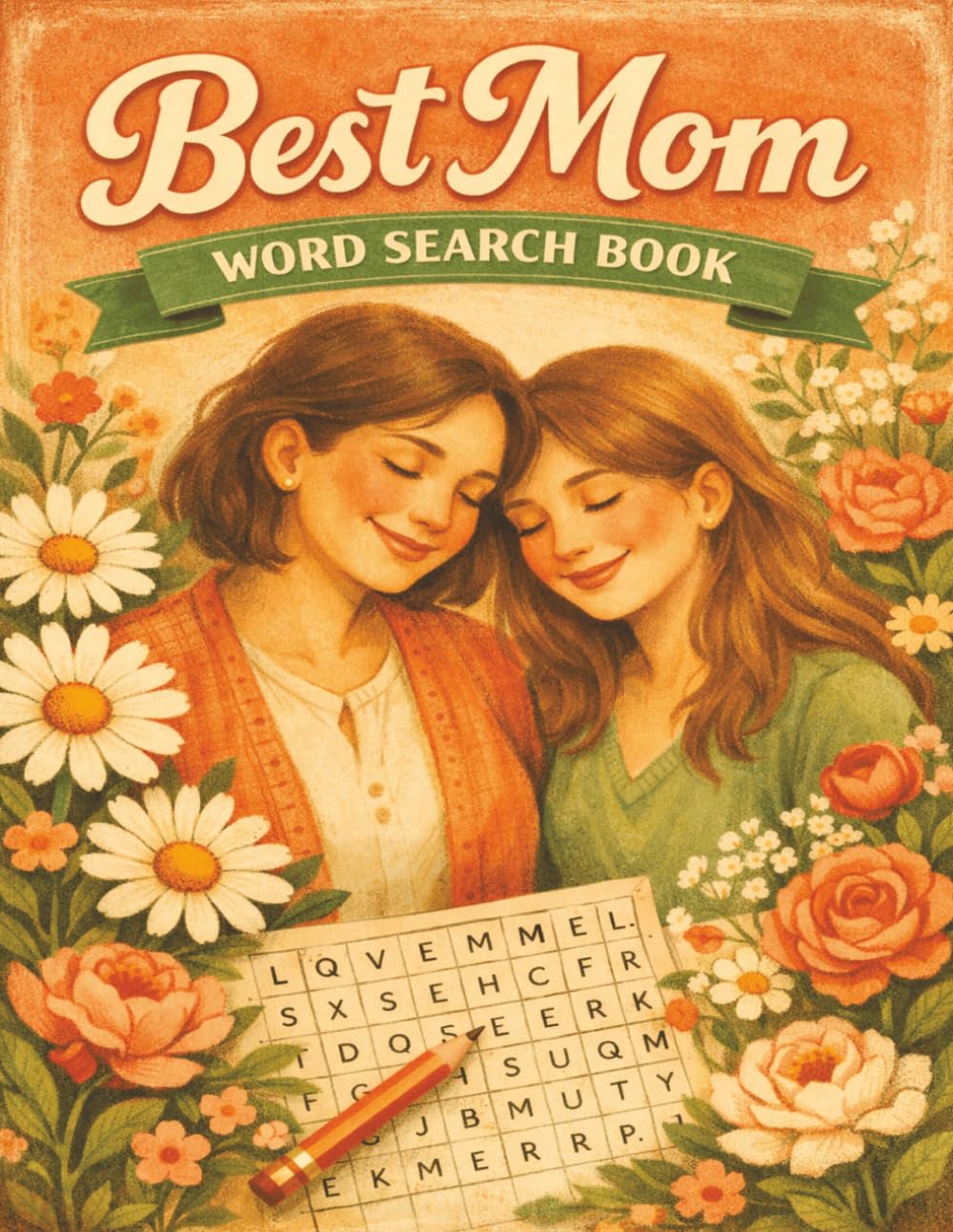 Best Mom Word Search Puzzle Book: A Bright and Thoughtful Puzzle Gift Filled with Love, Appreciation, and Relaxing Word Searches for Mom
