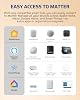 Enchufe Inteligente DEWENWILS Matter, Enchufe Inteligente con Programación y Temporizador, 4 Pack | Compatible con Alexa, Apple Home, Google, SmartThings, Configuración Fácil FFS, 100% Privacidad 15A/1800W, Control por Voz y App, Solo WiFi 2.4G 3