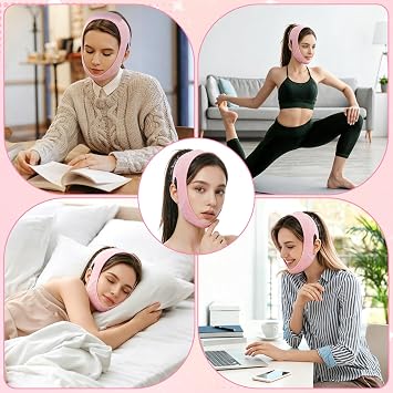 Chin Strap for Sleeping V Line Double Chin Reducer Reusable for Sleeping