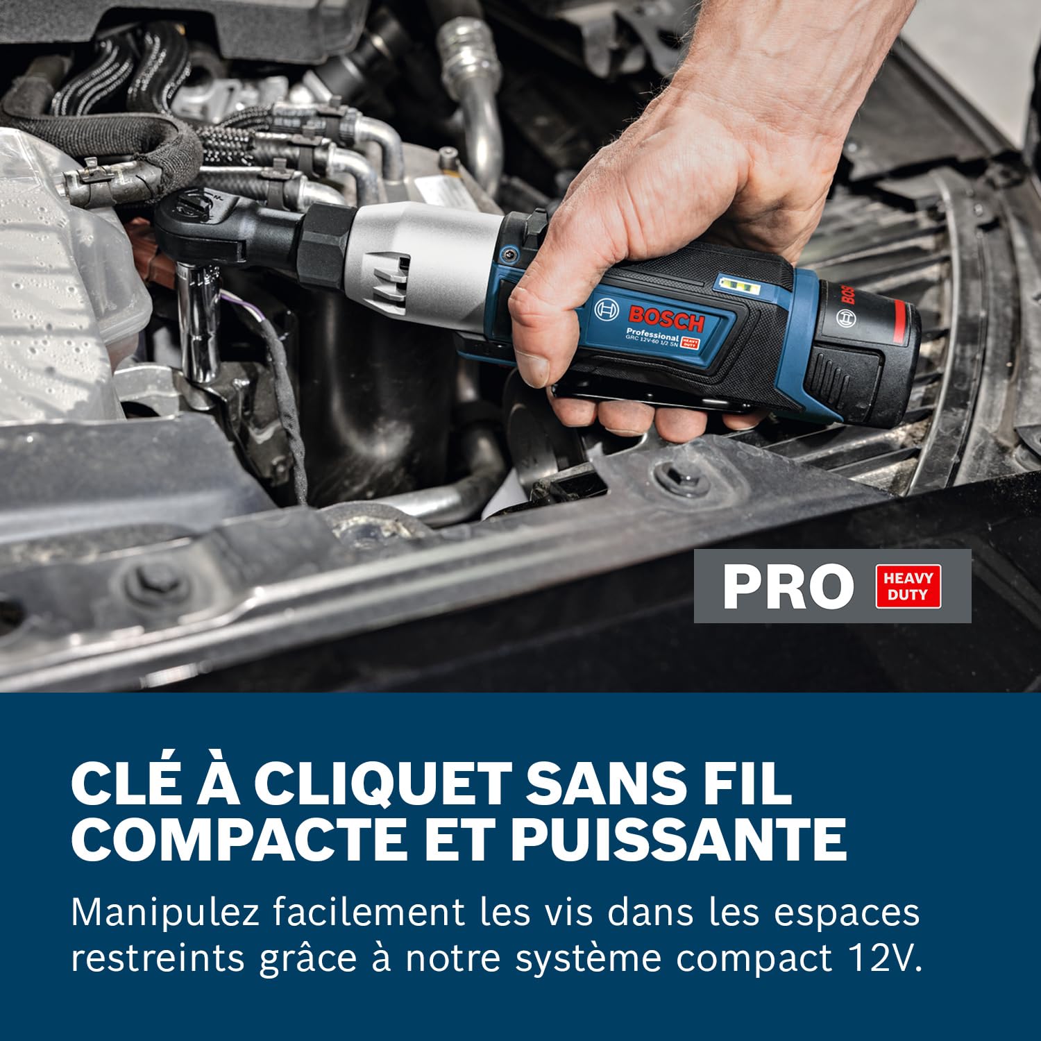 Bosch Professional 12V System clé à rochet sans-fil GRC 12V-60 1/2 SN