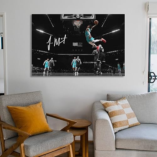 Miniatura 6 de Ja Morant - Póster sin marco 12 x 18 pulgadas (11.8 x 17.7 in), arte de baloncesto, decoración de pared, pintura para sala de estar, dormitorio,