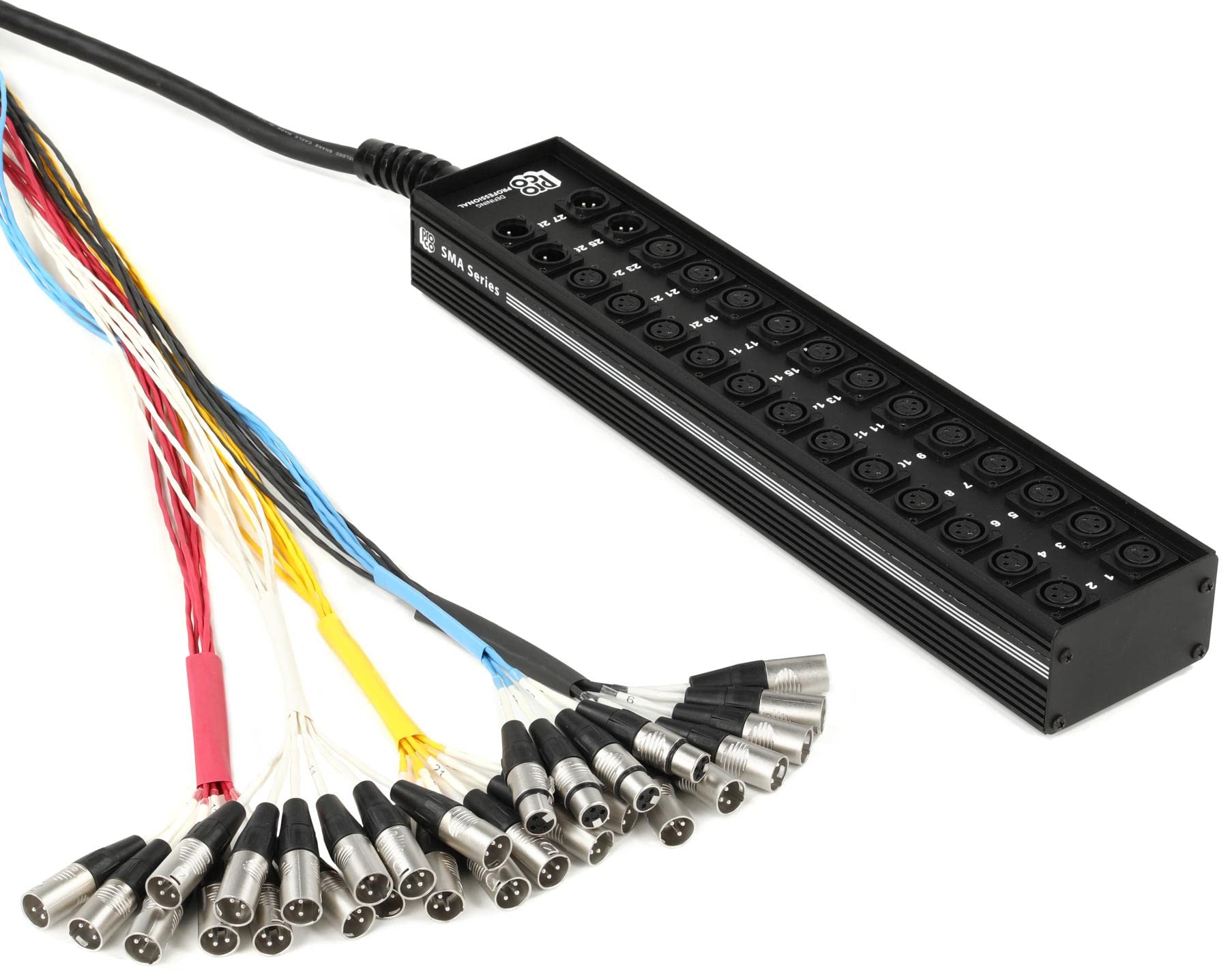 Pro Co SMA Series 24x4 Stage Snake with XLR Returns - 50'