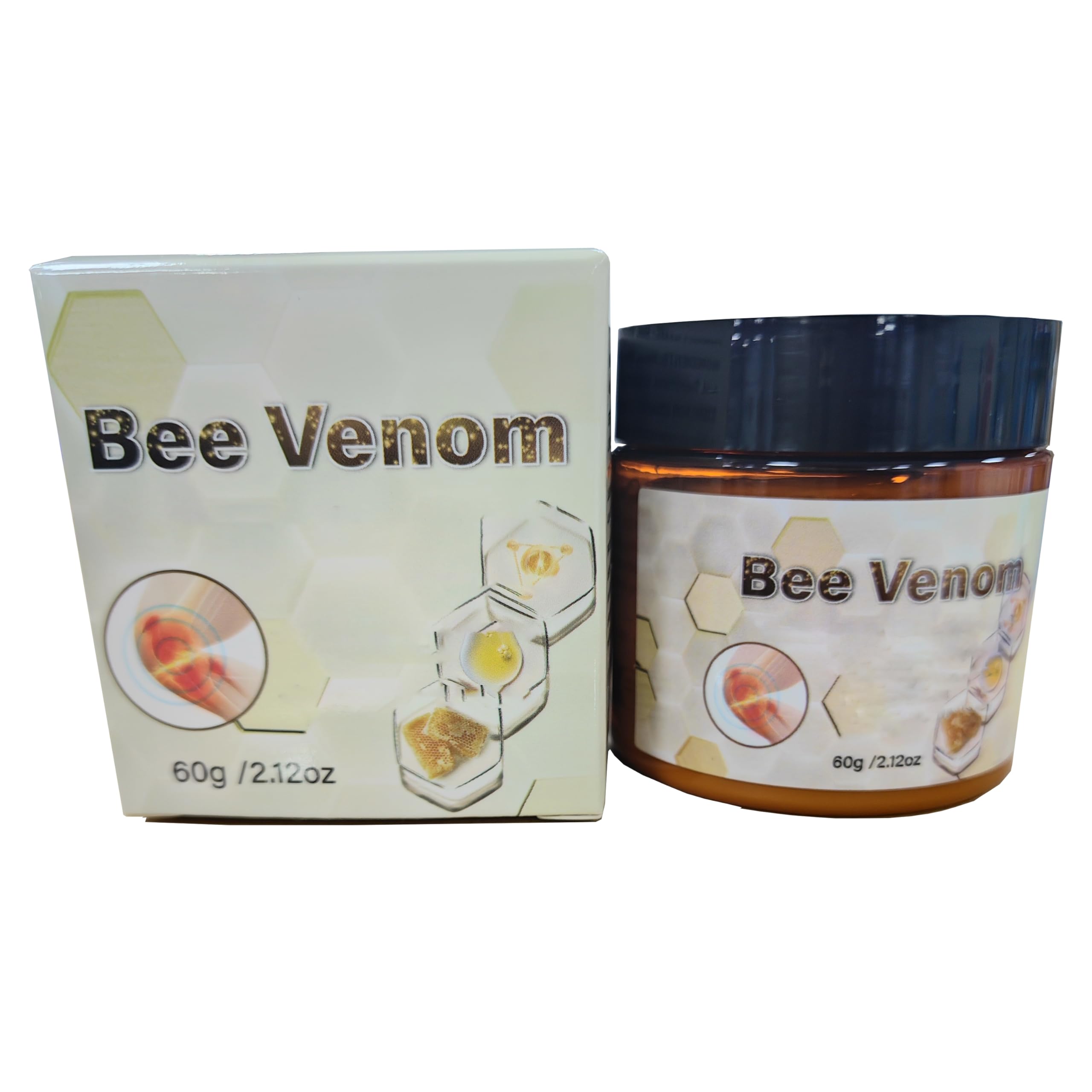 2 PCS Bee Venom Cream, Bee Venom Advanced Cream,Suitable for Back, Neck, Hands, Foot, Etc