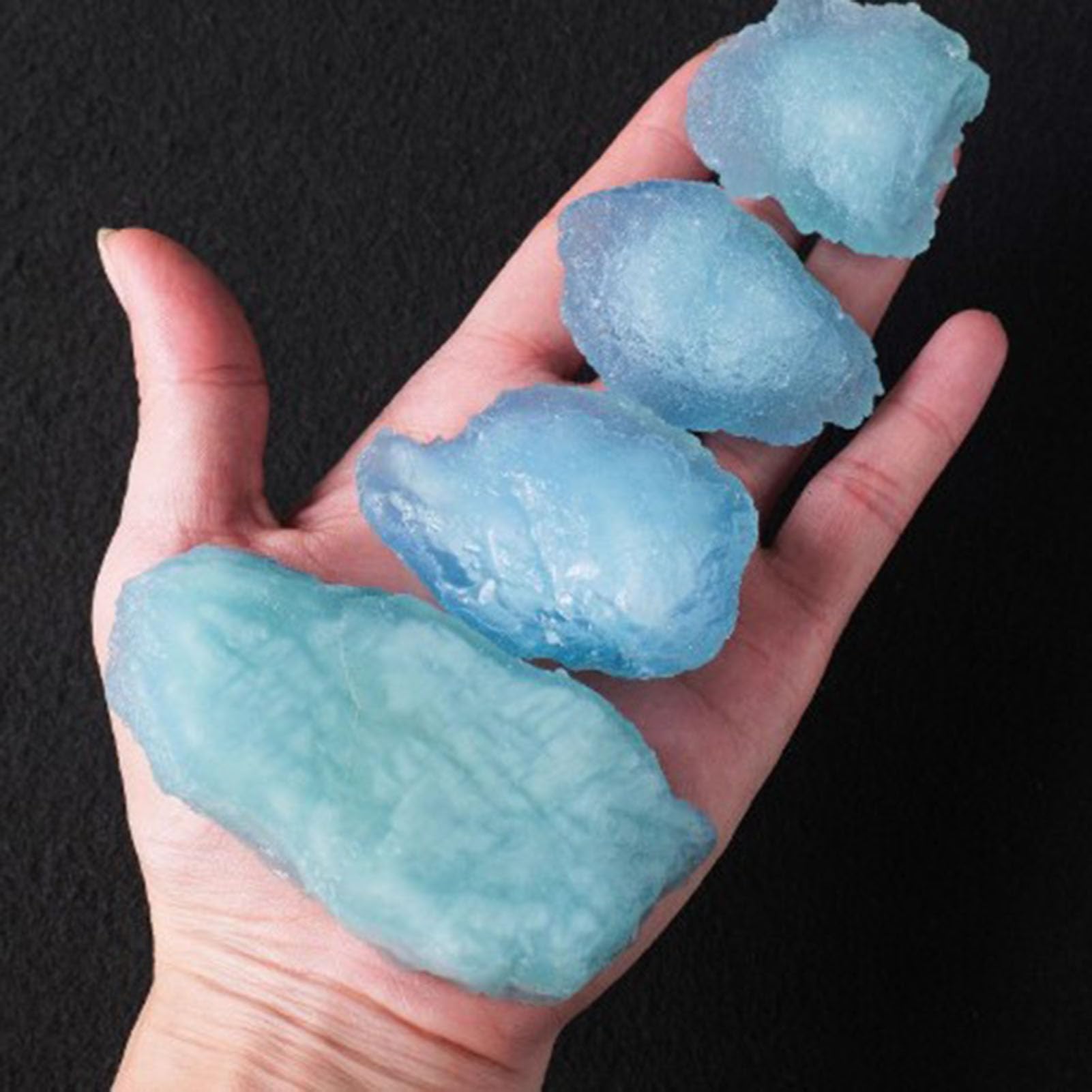 Grandi pietre di cristalli grezzi di acquamarina naturale per meditazione | Chakra, Reiki, griglia di cristallo, lavoro energetico, avvolgimento di fili, burattatura e decorazioni spirituali casa