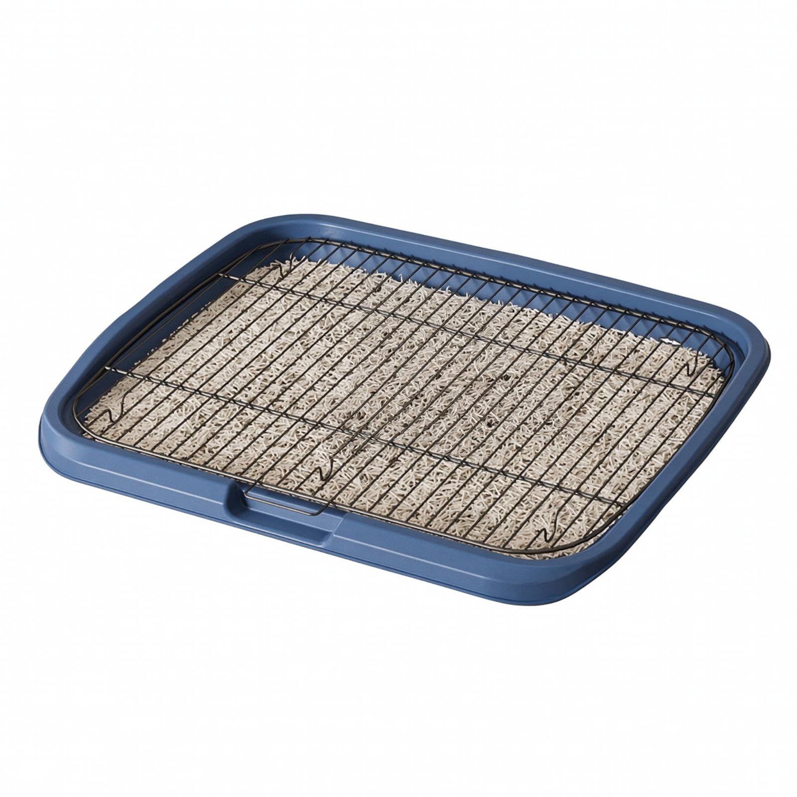 Plateau de Repos Toilette pour Chien Plateau Bac Tapis Grille avec Grille Élevée et Bac Récupérateur Surface Antidérapante et Maille Amovible Convient, Color to 3, Style to 3