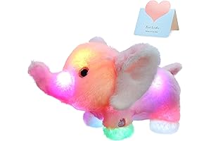 Athoinsu: Plush LED Elephant, Your Luminous Bedtime Buddy
