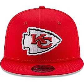 New Era NFL 9FIFTY Adjustable Snapback Hat Cap One Size Fits All (Kansas City Chiefs)
