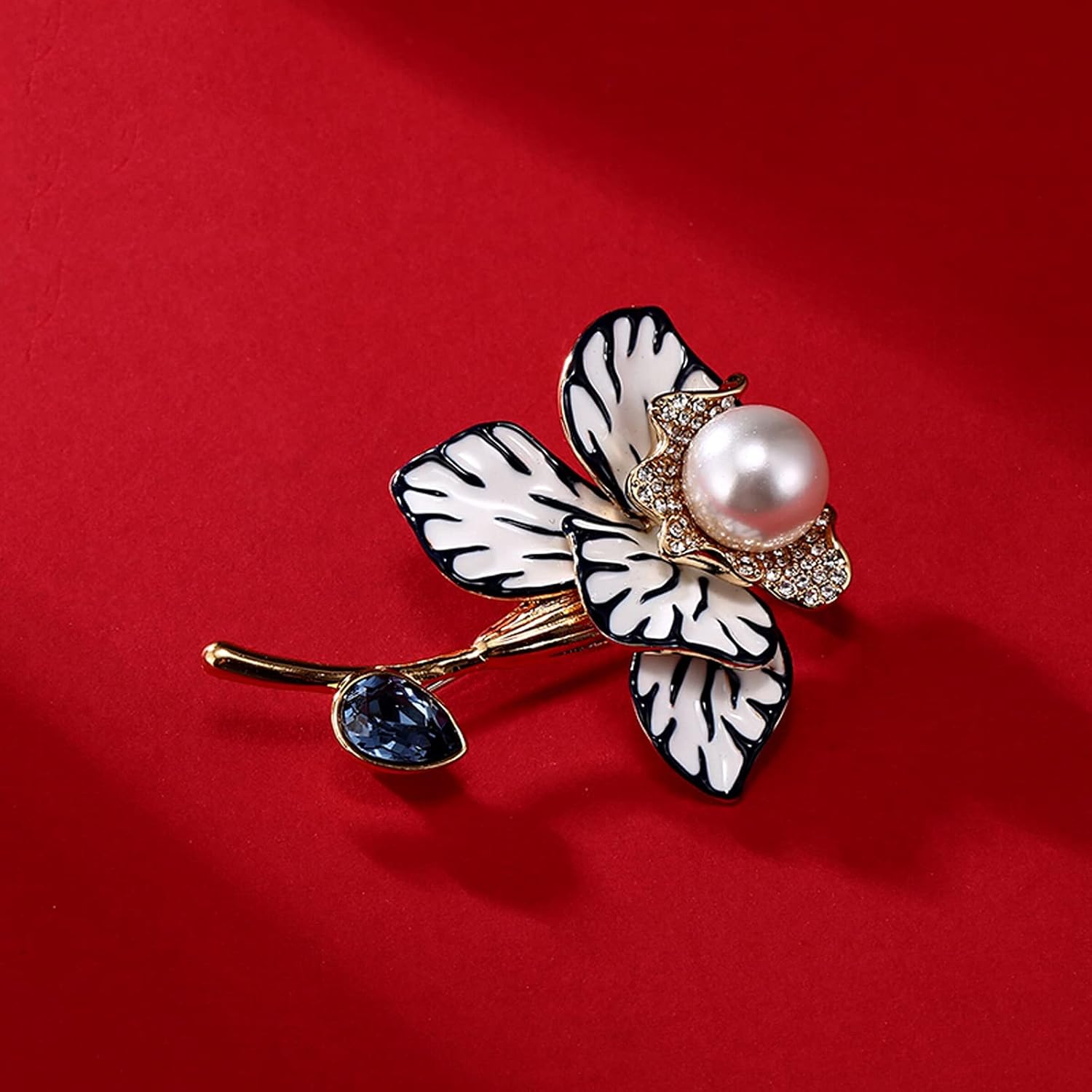 装飾ブローチ レディース ファッション クリスタル ブローチ コート ラペル スカーフ ショール ピン バッジ 思い出のギフト -