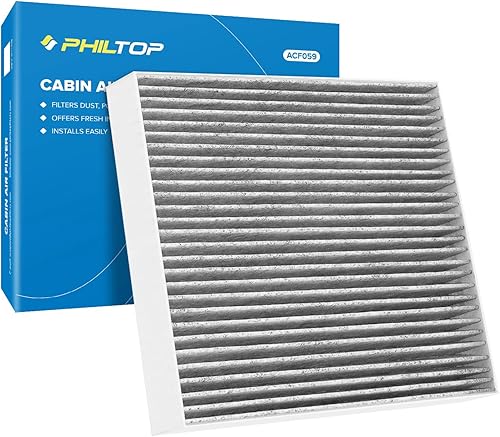 Miniatura 20 de PHILTOP Filtro de aire de cabina, reemplazo para CF11811, CPJ6X, CX-5 2013-2021, filtro de cabina premium con filtro de carbón activado contra