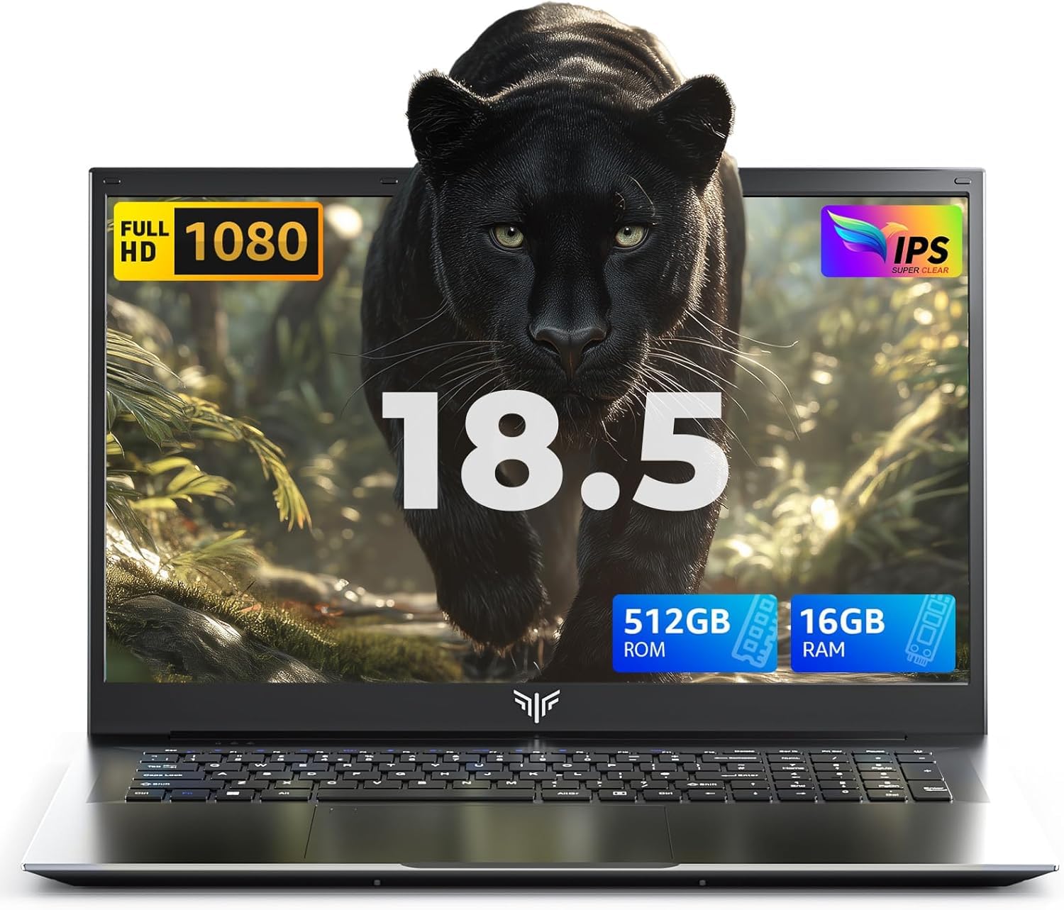 ACEMAGIC Laptop 18,5 Zoll 2026 Lapto 1080P FHD, Twin Lake N150 (bis zu 3,6 GHz), AX18 8000mAh, 16 GB DDR4 512 GB, Laptop 1080P FHD HDMI/WiFi/BT 5.2/USB 3.2