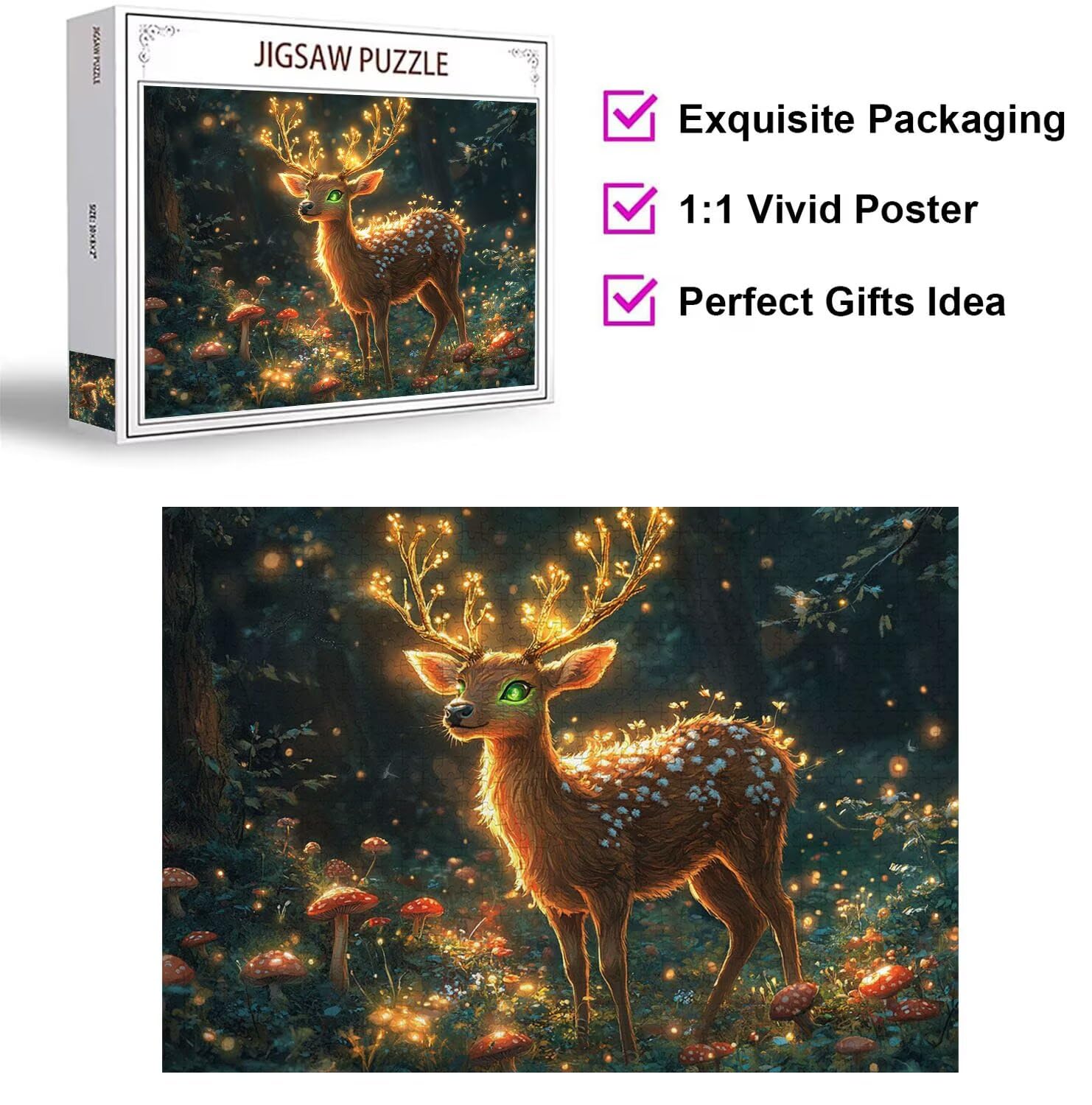 Puzzle 6000 Pezzi cervo Puzzle Classici per Gioco Familiare, n-433