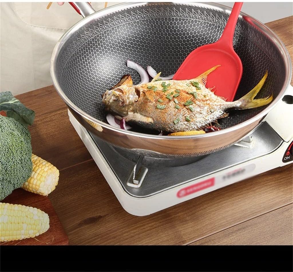 7pcs 316 Stainless Steel Non-Stick Household Kitchen Pot Set Soup Frying Pan