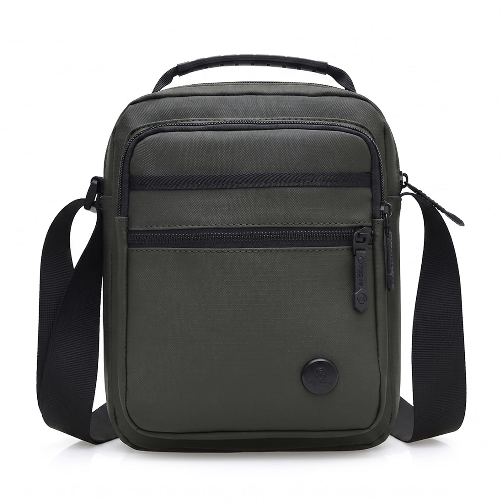 mygreen Small Canvas Crossbody Shoulder Bag Messenger Bag Work Bag