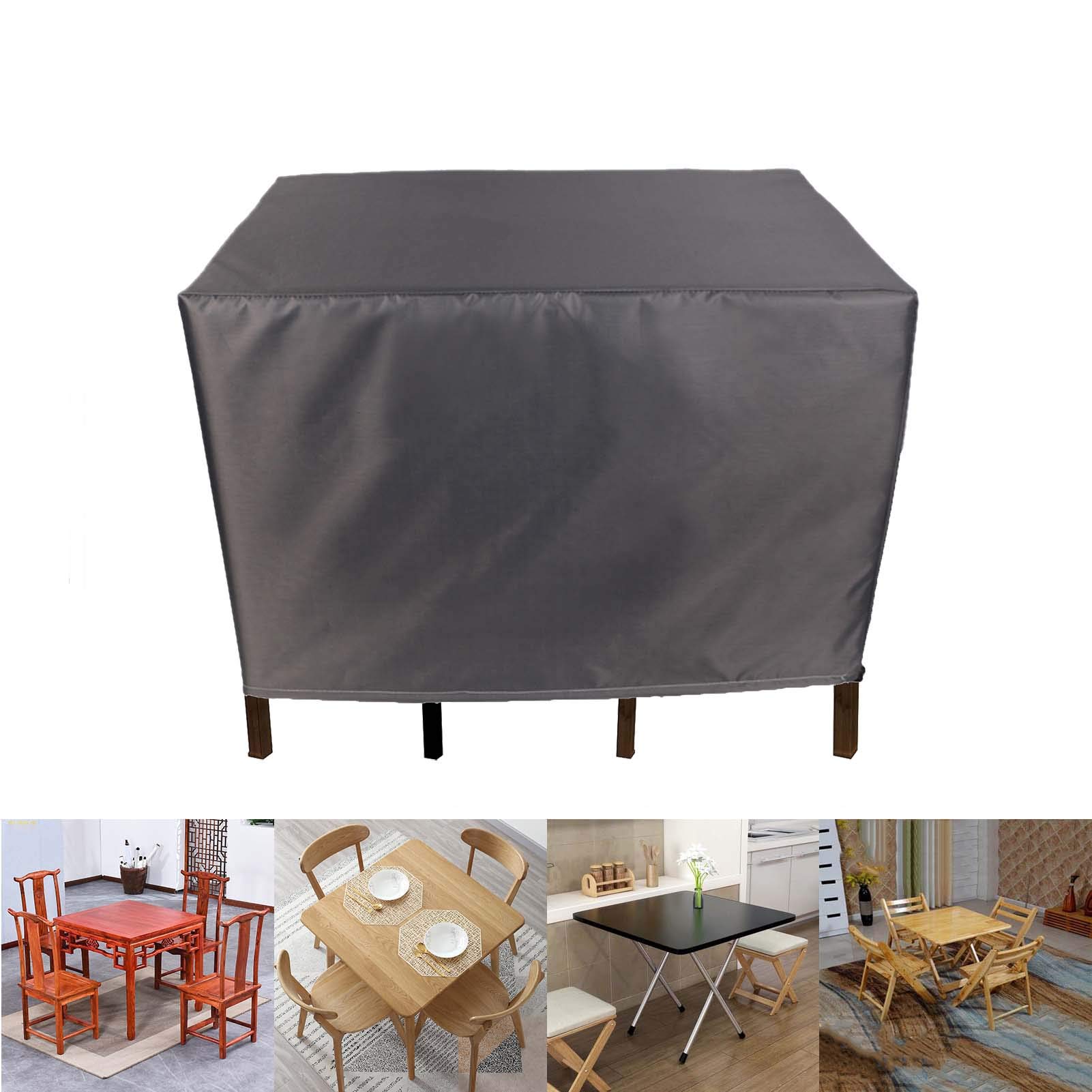 BAILR Coperture per Mobili da Giardino Impermeabile 69×69×71cm, Copertura per Mobili da Giardino da Esterno, a Prova di Polvere Antivento Protezione UV Panno Oxford