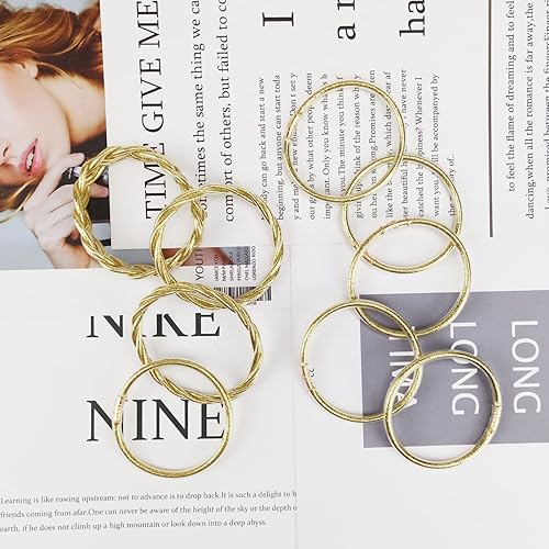 Miniatura 5 de YBMYCM Juego de 9 pulseras de gelatina con purpurina para mujer, pulseras de silicona tejidas de gelatina ligeras con purpurina para niñas