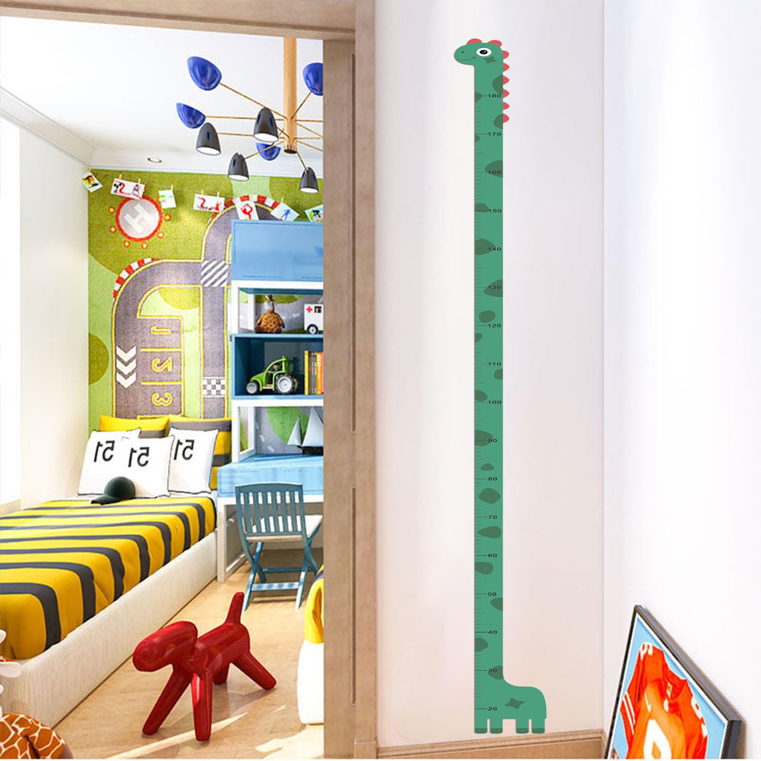 Bambini Altezza Misura Grafico 180 cm Metro Graduato Tabella di Altezza 2 Pezzi