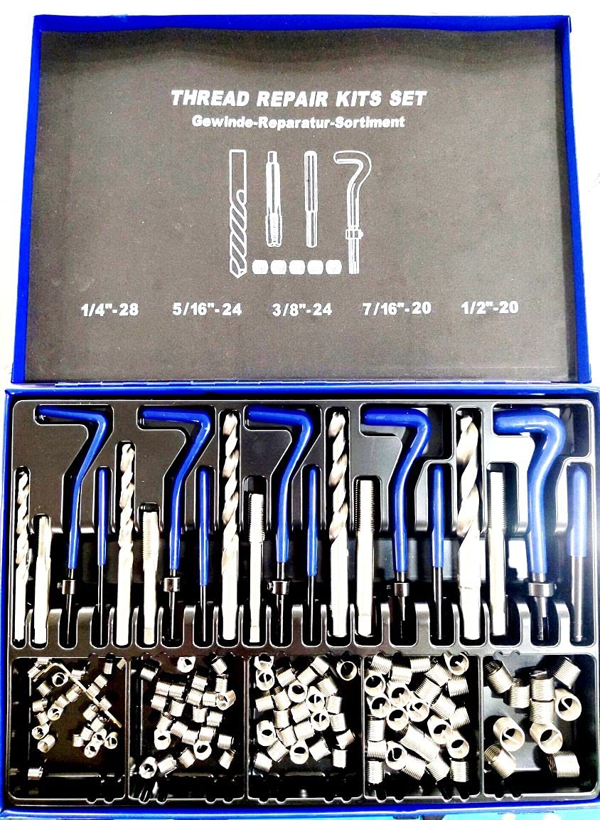 Photo 1 of HHIP 1011-0056 Fine Pitch 132 Piece Helical S.T.I. Master Thread Repair Kit