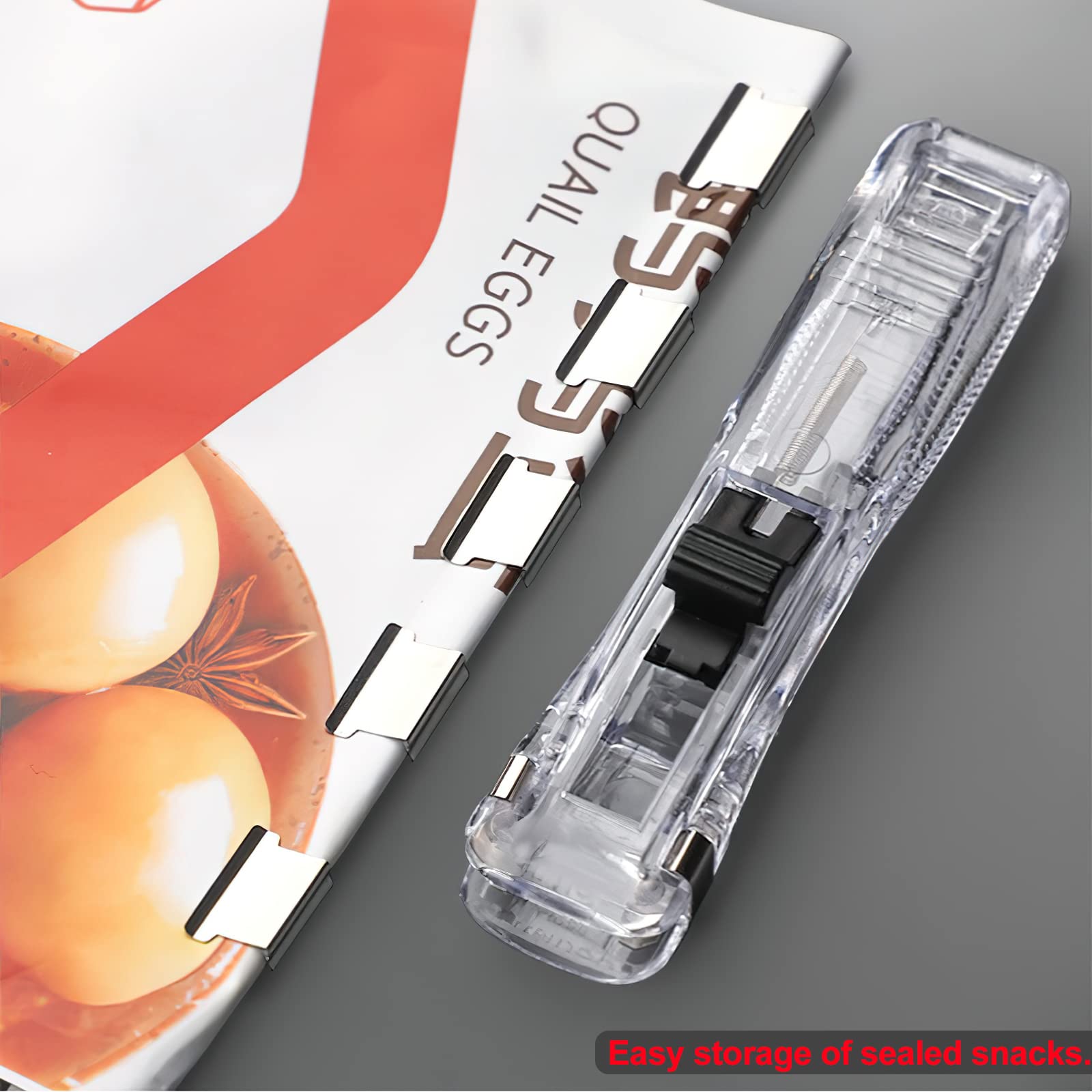 250 Clip In Acciaio Inossidabile Per Chiudere Sacchetti - Pinzatrice Senza Graffette Riutilizzabile - Foto 12