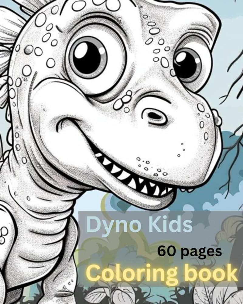 Dyno Kids: A Dino-tastic Coloring Adventure!: Harris, Dr