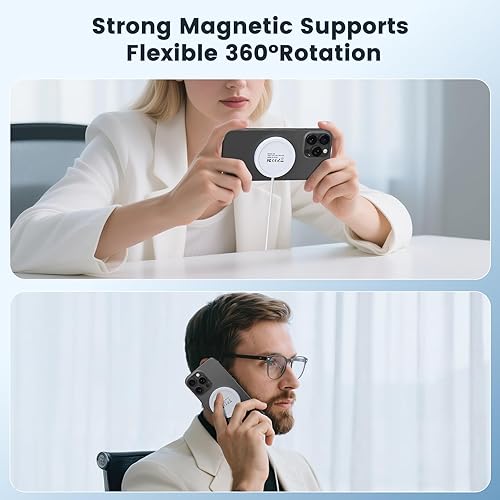 Miniatura 6 de Cargador inalámbrico magnético de 15 W, paquete de 2 cargadores rápidos para iPhone 17 Pro Max17 Pro16 Air171615141312 Series para AirPods Series