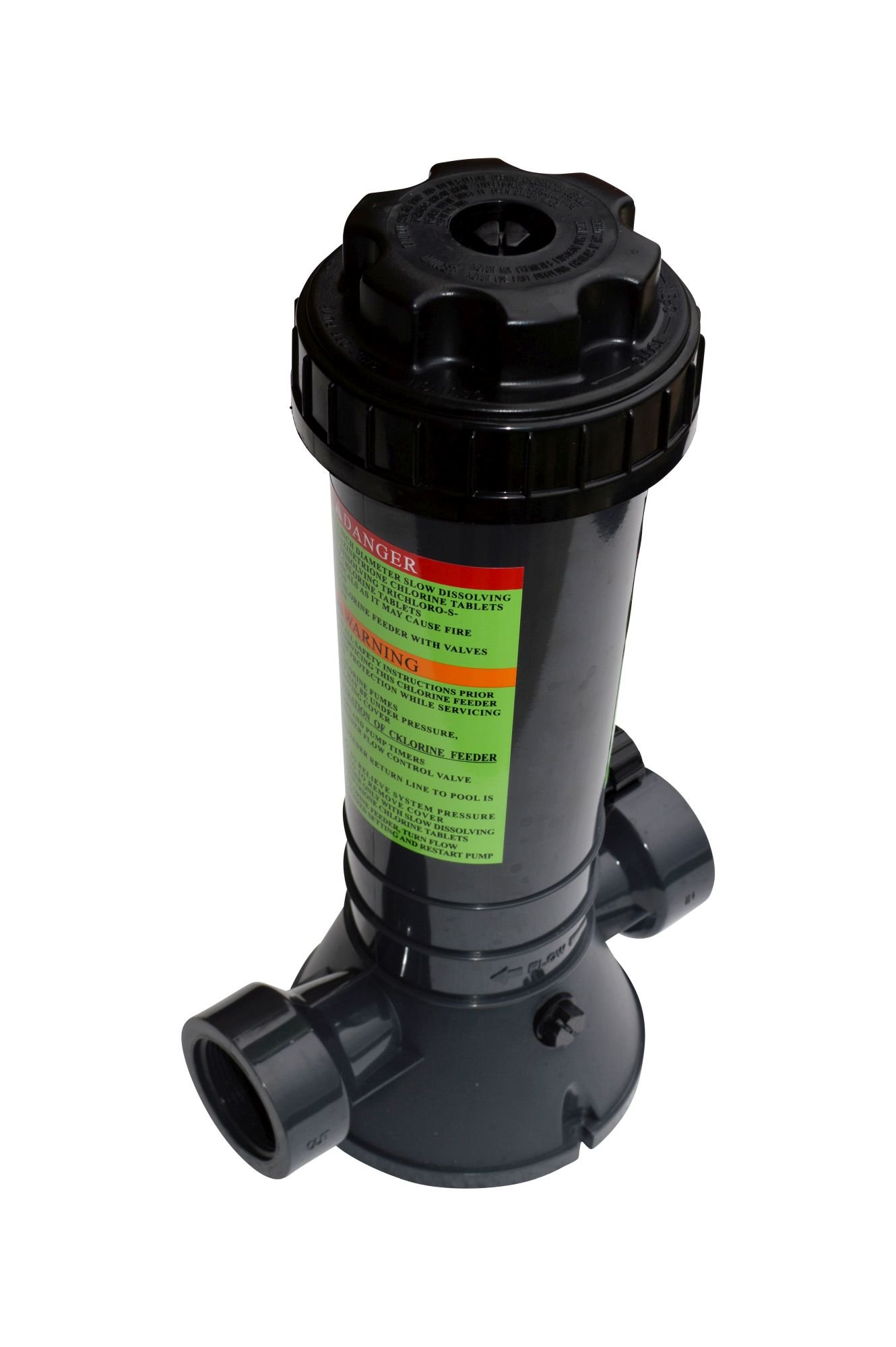 Spiranto - Dosificador de Cloro (1,9 kg), Color Negro y Gris