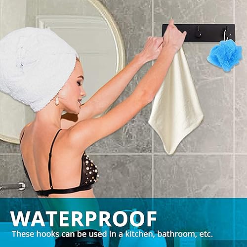 Miniatura 6 de Ganchos para llaves de pared, soporte para llaves para decoración de pared con 3 ganchos para llaves, perchero, colgador de bolso, gancho para