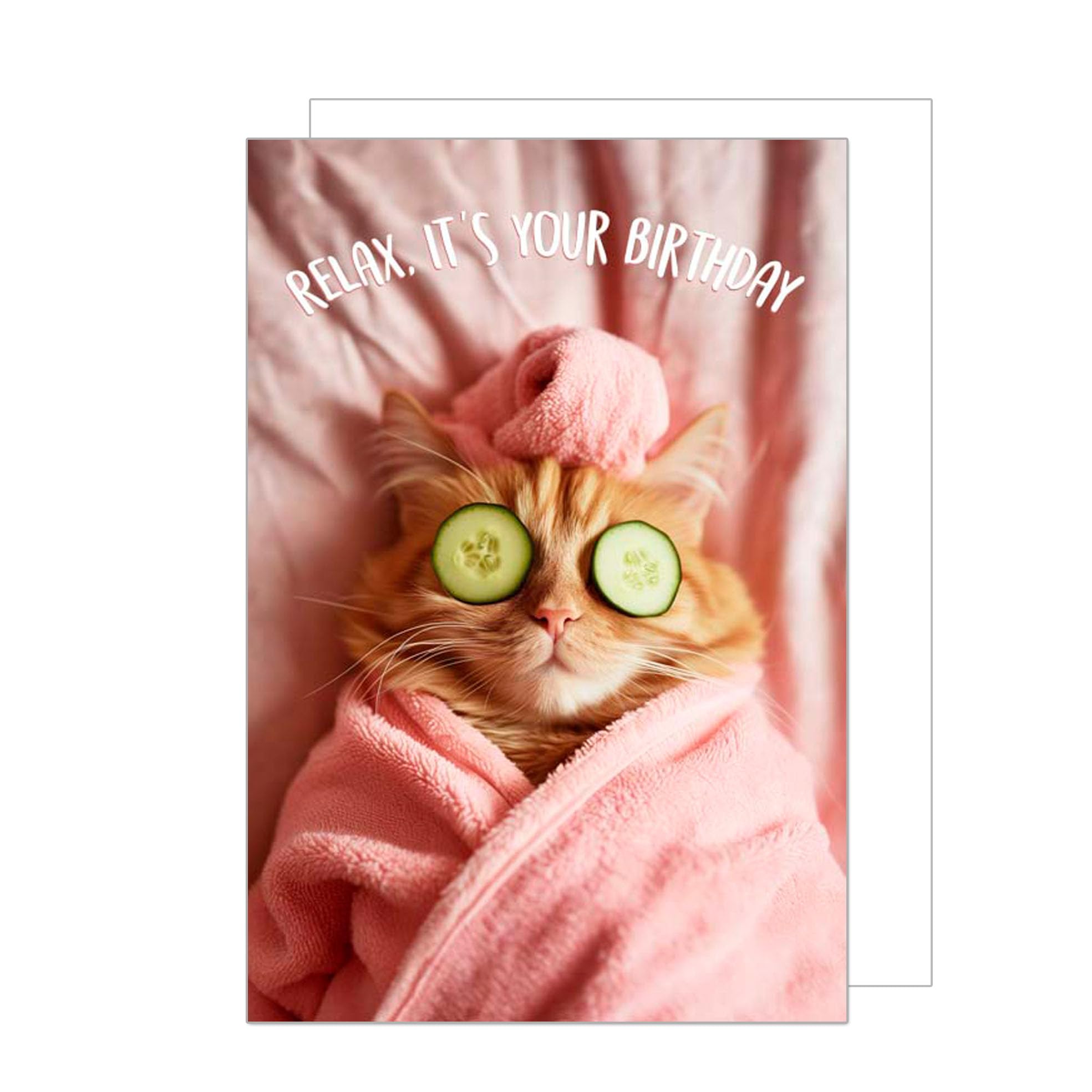 Edition Seidel Premium verjaardagskaart met envelop van kraftpapier, wenskaart Happy Birthday to you bilet kaart voor vrouw man meisje jongens kind dier egel ballon (G3541 SW024