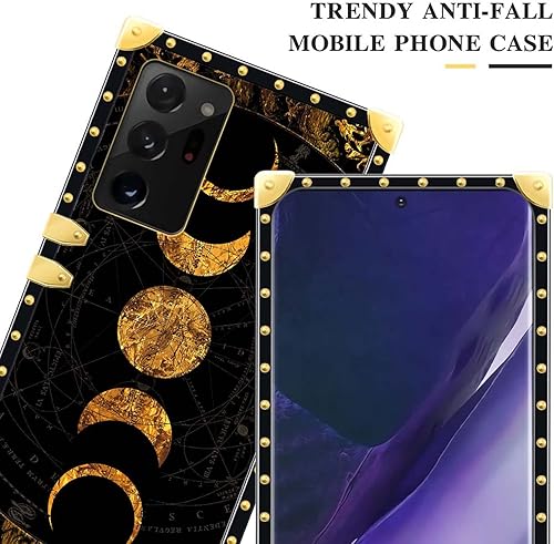 Miniatura 3 de DAIZAG Funda compatible con Samsung Galaxy Note 20 Ultra, dorada, suave, a prueba de golpes, funda protectora para regalo, la luna dorada del