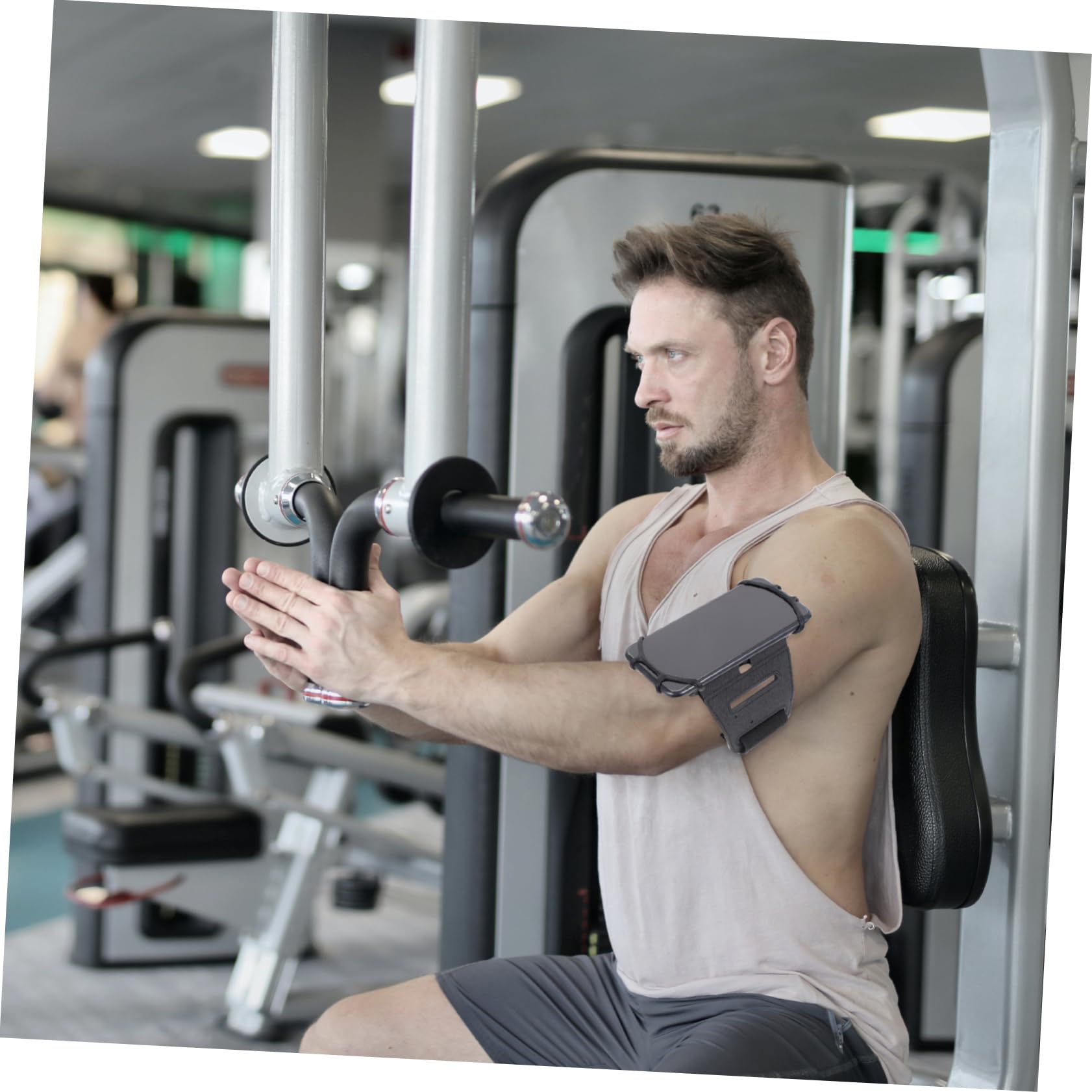 UPKOCH 3piezas Brazalete Deportivo para Teléfono Móvil Soporte De Mano para Ciclismo y Running Diseño Ergonómico Acceso Pantalla Táctil Elegante