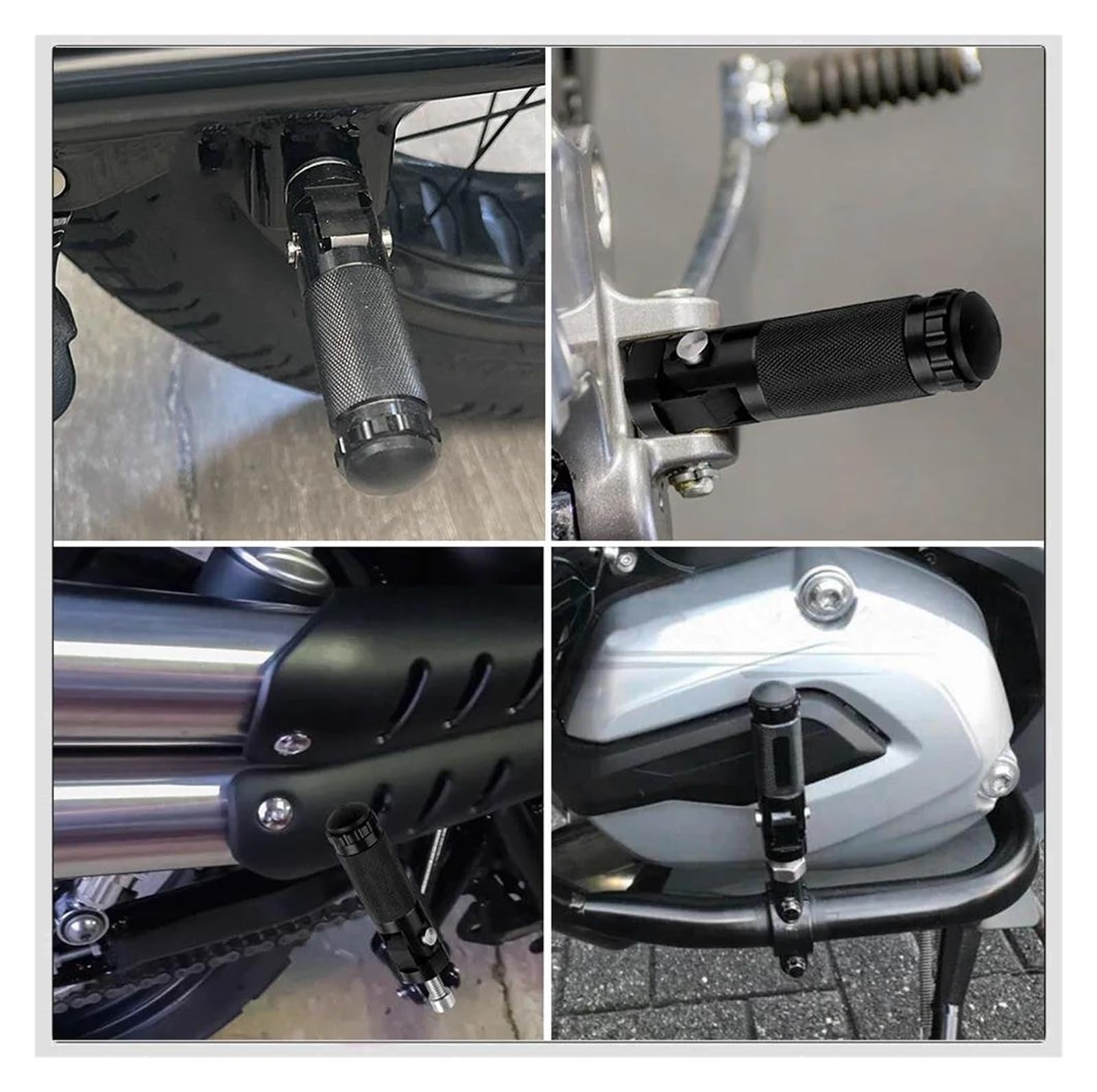 Motocicleta Estriberas para Ducati Pedales De Motocicleta Adecuados Pedales Traseros Plegables De Aleación De Aluminio CNC para Motocicleta Estriberas Pedal