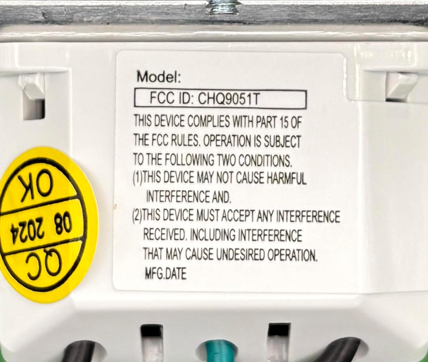 Ceiling Fan Wall Control UC9050T UC9051T CHQ9051T by MFP