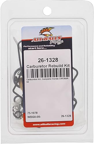 Miniatura 4 de All Balls Kit de reconstrucción de carburador de carreras 26-1328 compatible conreemplazo para Honda CRF250R 2004
